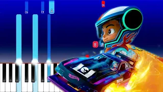 Hot Wheels Let's Race Theme Song (Piano Tutorial)