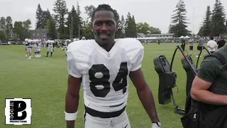 Antonio Brown Puts On A Show During Raiders Training Camp