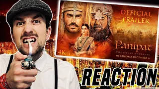 Panipat | Official Trailer |Sanjay Dutt, Arjun Kapoor, Kriti Sanon (REACTION!!) *BLOCKED VIDEO*