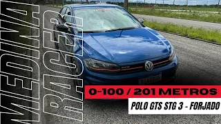 0-100 e 1/8 (201m) no Polo GTS STG 3 FORJADO