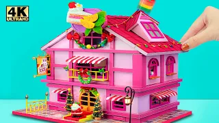 How To Make Pink Cardboard Candy House for Family (Easy) ❤️ DIY Miniature Cardboard House # 482