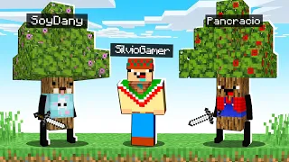 ¡PASO Minecraft PERO los ÁRBOLES me AYUDAN! 😂🌳🌲 SILVIOGAMER MINECRAFT PERO