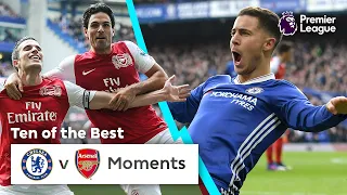 10 UNFORGETTABLE Chelsea vs Arsenal moments ft. Mikel Arteta & Eden Hazard