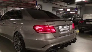 W212 E63 Brabus exhaust