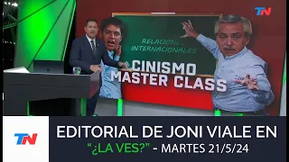 Editorial de Joni Viale: "Cinismo Master Class" I "¿La Ves?