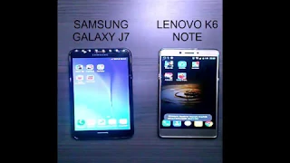 LENOVO K6 NOTE VS  SAMSUNG GALAXY J7