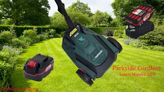Parkside Cordless Lawn Mower 20V PRMHA 20-Li A1 REVIEW