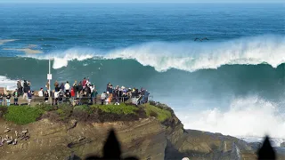 MASSIVE WAVES AT BLACK'S BEACH AND LA JOLLA COVE