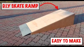 HOW TO MAKE A D.I.Y SKATE SCOOTER BMX MTB RAMP THE EASIEST WAY