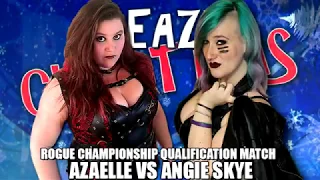 (FREE MATCH ) 12/10/16 - Azaelle Vs Angie Skye Rogue Women Warriors / Atomic Championship Wrestling