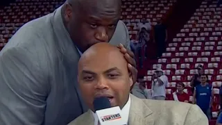 Charles Barkley and Shaq Complimenting Each Other (RARE!!!)