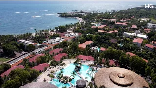 COFRESI PALM BEACH & SPA RESORT LIFESTYLE HOLIDAYS PUERTO PLATA DOMINICAN REPUBLIC 4K DJI MINI2