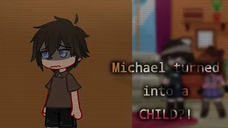 Michael turned into a CHILD?! | FNaF | Gacha