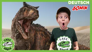 Dinosaurier ziehen nach Kalifornien! | T-Rex Ranch - Dinosaurier für Kinder