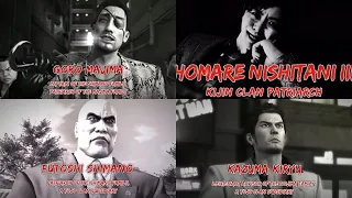 All Characters Introduction in Yakuza