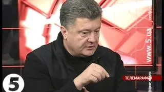 Порошенко: Армія проти людей - самогубство влади