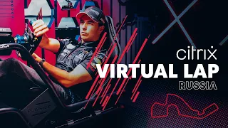 @citrix Virtual Lap: Sergio Perez Laps Russia's Sochi Autodrom