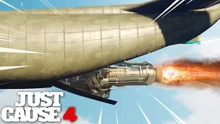 Just Cause 4 FASTEST CARGO PLANE experiment gone RIGHT!