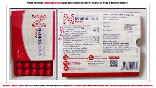 Neurobion Forte Tablet | Neurobion | Vitamin B Complex Tablet | Neurobion Composition | Vitamin B