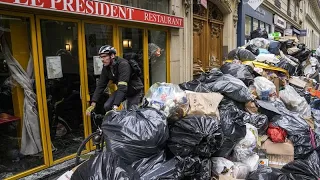 «Мусорные протесты» в Париже