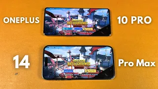 iPhone 14 Pro Max vs Oneplus 10 Pro - PUBG Test | Graphics Settings, Gameplay & Sanhok!