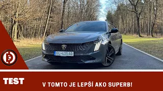 V tomto je lepší ako Superb! 2024 Peugeot 508 SW 1.6 Plug-in Hybrid TEST - Dominiccars.sk