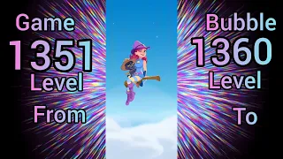 Bubble Witch ~ Play This Level ⭐ 1351 To 1360 ⭐  Saga 3