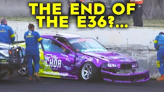 HUGE CRASH in my m52 turbo 350HP E36 drift car