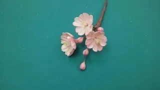 Creating a Cherry Blossom Out of Gumpaste (Part 1/2)