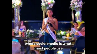 ALEXIE BROOKS WINNING ANSWER during the Miss Arete Tagaytay Question and Answer Portion 🇵🇭👑🫶👏