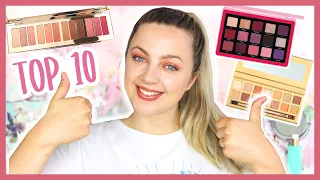 TOP 10 BEST EYESHADOW PALETTES IN 2021! You Need These Palettes!