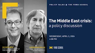 The Middle East crisis: a policy discussion