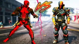 DEADPOOL VS DEATHSTROKE - Marvel vs DC ( Death battle)