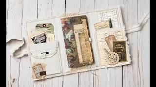 Shabby Traveler's Notebook Folio Thingamabob - let's make something!