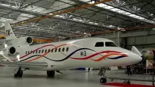 Flying to Farnborough International Airshow 2016 on the Dassault Falcon 7X