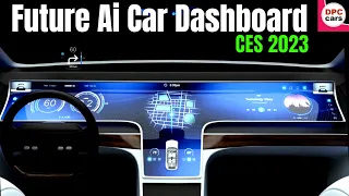 Applied Brain Research Future AI Car Dashboard Display at CES 2023