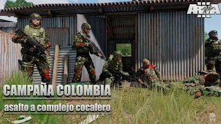 asalto complejo cocalero: combates en selvas colombianas