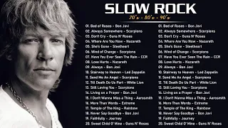 The Eagle, Gun N' Roses, Nirvana, Scorpions, Bon Jovi, Aerosmith - Greatest Slow Rock Ballads 80s90s