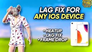 How To Fix Lag and Frame drop In pubg mobile IOS || Lag Fix For Iphone || Iphone 8