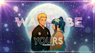 Wanna Be Yours [4K] 💜Naruto x Hinata [AMV/Edit]