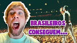 NORTH AMERICAN REACTS TO BRAZILIAN CROWDS - ROCK IN RIO 1985 (QUEEN- LOVE OF MY LIFE)