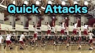 Spiking QUICK Attacks - How to SPIKE a Volleyball Tutorial