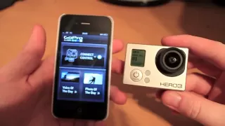 GoPro Hero 3 Wifi connectivity with an iPhone - Setup demo
