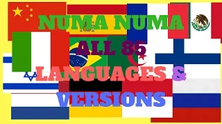 Numa Numa All 85 Languages & Versions! (O-Zone)