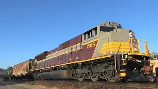 CP 7015- SD70ACU Heritage Leads Oil Train, Davenport, IA