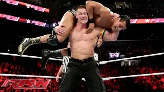 John Cena vs Alberto Del Rio Highlights HD - WWE RAW 28/12/2015