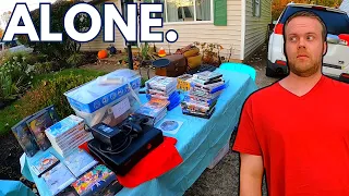 I WAS THE ONLY ONE AT THESE GARAGE SALES! THIS IS WHAT HAPPENED.