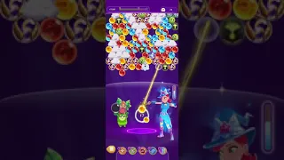 BUBBLE WITCH 3 SAGA LEVEL 3375 ~ NO BOOSTERS, NO HATS