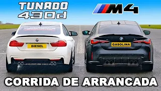 BMW 430d Tunado vs BMW M4: CORRIDA DE ARRANCADA