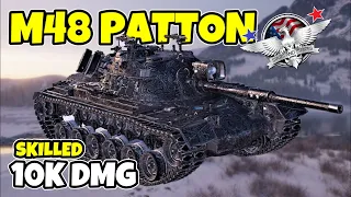 WoT M48 Patton Gameplay ♦ Skilled 10k ♦ Medium Tank Review
